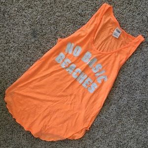 Swimsuit Coverup - Orange Tank Coverup